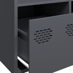vidaXL Buffet haut anthracite 101 5x39x103 5 cm acier