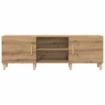 vidaXL Meuble TV chêne artisanal 150 x 30 x 50 cm Bois d'ingénierie