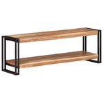 vidaXL Meuble TV 120x30x40 cm Bois d'acacia massif