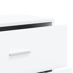 vidaXL Buffets 3 Pièces blanc 60x31x84 cm bois d'ingénierie