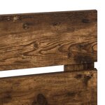 vidaXL Tête de lit Chêne fumé 160 cm Bois d'ingénierie