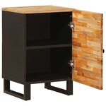 vidaXL Armoire de salle de bain avec stockage Naturel 38 x 33 x 58 cm