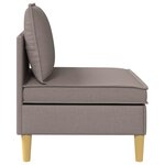 vidaXL Sofa avec rangement Tissu