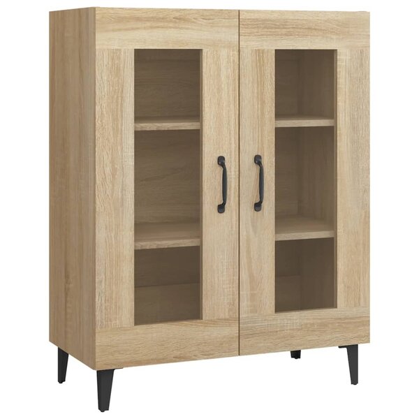 vidaXL Buffet chêne sonoma 69 5x34x90 cm bois d'ingénierie