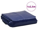 vidaXL Bâche bleu 1x2 5 m 650 g/m²