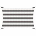 vidaXL Voile d'ombre Gris clair et blanc 2 x 3 m HDPE