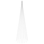 vidaXL Sapin de Noël sur mât de drapeau 1134 LED Blanc froid 800 cm