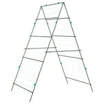 vidaXL Treillis de jardin pour plantes grimpantes 4 Pièces forme A acier