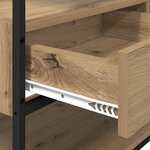 vidaXL Armoire chêne artisanal 89 x 39 x 184.5 cm Bois d'ingénierie