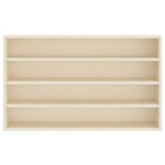 vidaXL Boîte d'Exposition en Bois Marron 60 x 8 5 x 37 cm Contreplaqué