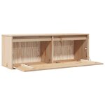 vidaXL Armoire murale 100x30x35 cm Bois de pin massif