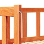 vidaXL Lit Pull-out de Jour Marron cire 2 x (90x190) cm