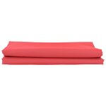 vidaXL Tissu de remplacement d'auvent Rouge 10x1.6 m