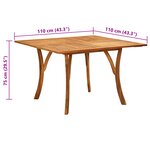 vidaXL Ensemble de Salle à Manger de Jardin de 5 Pièces avec Coussins Noir Rattan Acacia
