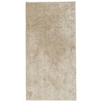 vidaXL Tapis ISTAN à poils longs aspect brillant beige 80x150 cm