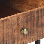 vidaXL Table basse 90x50x40 cm Bois d'acacia brut
