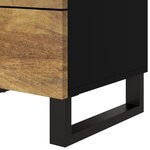 vidaXL Table de chevet 50x33x62 cm Bois de manguier et d'ingénierie