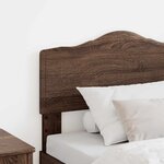 vidaXL Tête de lit Chêne brun 90 cm Bois d'ingénierie