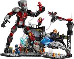 LEGO Marvel - Set de Combat Captain America : Civil War - 76314 avec 9 Figurines et Quinjet