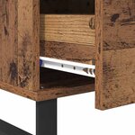 vidaXL Table basse Bois Ancien 90 x 50 x 36 5 cm Bois d'ingénierie
