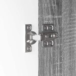 vidaXL Cabinet de salle de bain Gris Sonoma 30 5 x 30 x 101 cm