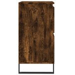vidaXL Buffet Chêne fumé 60x35x70 cm Bois d'ingénierie