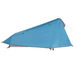 vidaXL Tente de camping tunnel 1 personne bleu imperméable