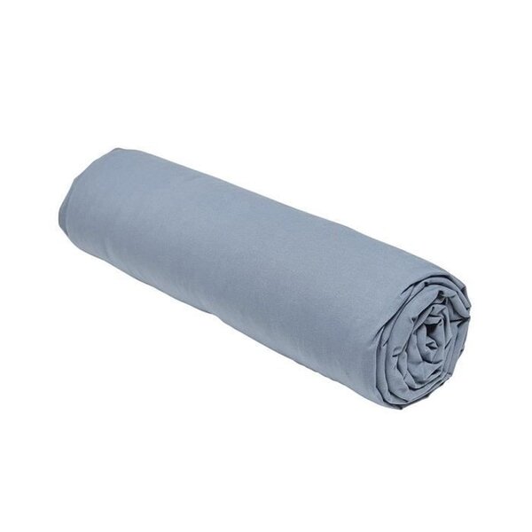 Drap housse - 140 x 190 cm uni - Denim