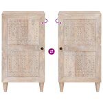 vidaXL Buffet Blanc 33 5 x 40 x 75 cm