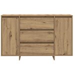 vidaXL Buffet chêne artisanal 120 x 41 x 75 cm Bois d'ingénierie