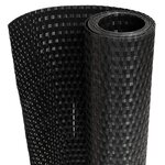 vidaXL Paravent de balcon noir 300x90 cm résine tressée