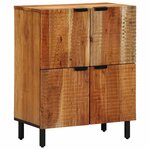 vidaXL Buffet avec étagère Marron 60 x 33 x 75 cm Bois d'acacia massif