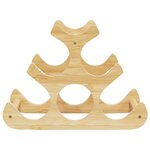 vidaXL Casier à vin pour 6 bouteilles 35x18x25 5 cm bambou