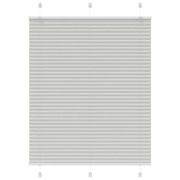 vidaXL Store plissé gris clair 105x150cm largeur du tissu 104 4cm