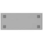 vidaXL Tableau noir magnétique mural Blanc 50x20 cm Verre trempé