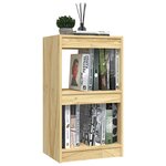vidaXL Bibliothèque 40x30x71 5 cm Bois de pin massif
