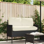 vidaXL Set de coussins de palette 3 Pièces Crème 120 x 50 x 12 cm