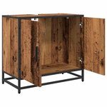 vidaXL Meuble de Lavabo de Salle de Bain Bois ancien 65 x 33 x 60 cm