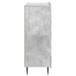vidaXL Buffet Gris béton 66 x 34 5 x 92 cm Bois d'ingénierie