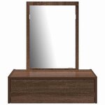 vidaXL Table de Toilette Marron 60 x 40 x 70 cm Bois d'ingénierie