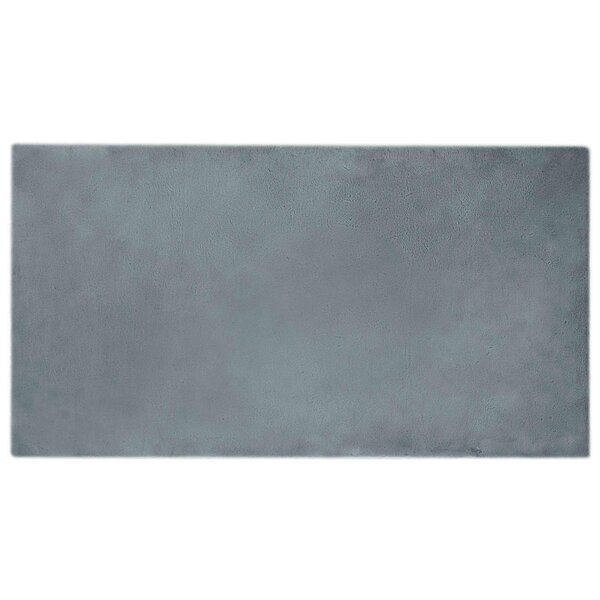 vidaXL Tapis en Fourrure Synthétique de Lapin Olite Anthracite