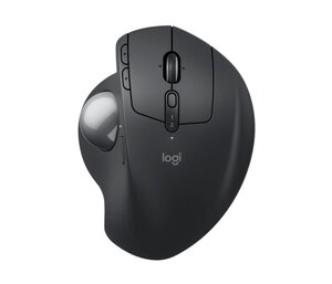 Souris sans fil Logitech MX Ergo S avec trackball - 2048 ppp - 8 boutons - Droitier - Gris graphite
