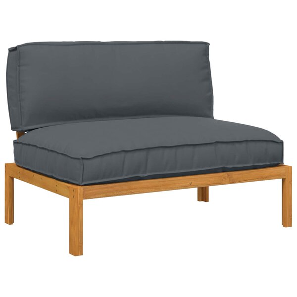 vidaXL Ensemble de Canapés avec coussin Anthracite 120 x 92 x 69 cm