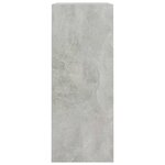 vidaXL Bibliothèque à 2 niveaux gris béton bois d'ingénierie