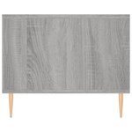 vidaXL Table basse sonoma gris 102x50x40 cm bois d'ingénierie