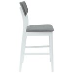 vidaXL Chaises de salle à manger 2 Pièces Blanc 48 x 49 x 95 cm