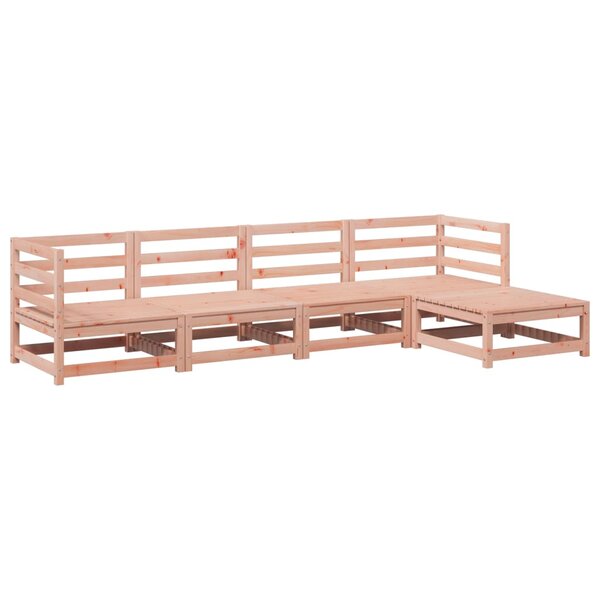 vidaXL Salon de jardin 5 Pièces bois massif sapin de douglas