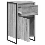 vidaXL Buffet Gris Sonoma 81 x 36 x 150.5 cm Bois d'ingénierie