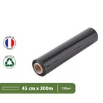 Pack and Move - Lot 6 rouleaux film étirable - 300 m - Noir - Film déménagement Film emballage Film palette Film protection