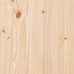 vidaXL Lit bibliothèque sans matelas 160x200 cm bois massif de pin